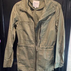 Madewell Utility Jacket in Sage Green